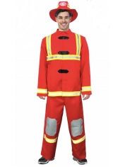 Fireman Costume - Mens Firefighter Costume